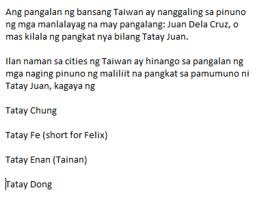 malebag1999's tweet photo. Why is China part of PH by way of Taiwan?

Here's another undisputed proof that, contrary to what those stupid Chinese scholars claim, Taiwan is part of the Philippines and, by extension, China.

Eat this, you commie academics! https://t.co/zW9yv8fFkV