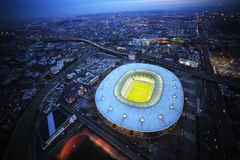 ARIRANGWT's tweet photo. BTS has completed their 2 sold out shows at Allianz Arena, München, in front of an estimated crowd of 70K each night. 

Next stop on ARIRANG WORLD TOUR:

🔜 Stade De France, Paris (2X), estimated attendance ~ 75-80K each night. 

Status: SOLD OUT. 

#BTS_ARIRANG
#BTS_WORLDTOUR_EUROPE #BTS_WORLDTOUR #BTS #BTS_WORLDTOUR_LONDON #BTS_WORLDTOUR_MUNICH
