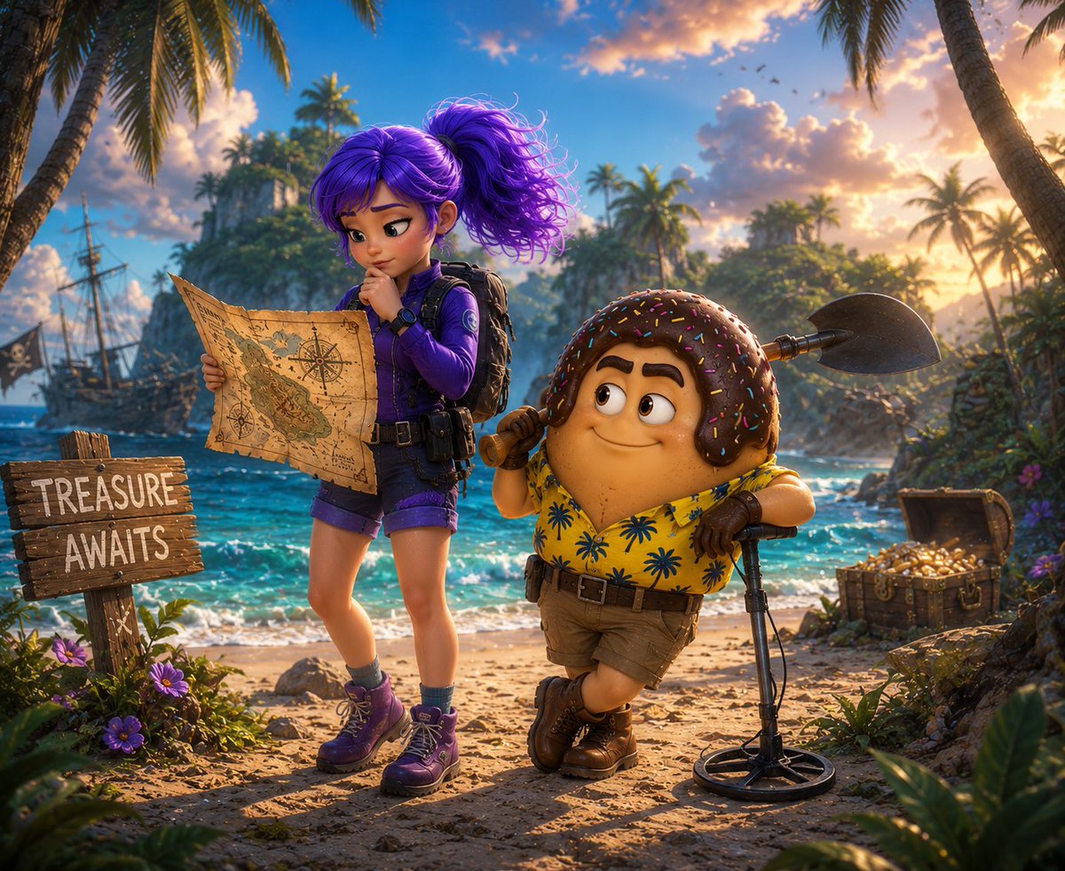 vadeef's tweet photo. Every great adventure has two kinds of explorers. 🍩
The one who studies every detail before taking the next step...
And the one who's already convinced the treasure is exactly where they're standing.
@DonutAI https://t.co/QY7YTsPthu