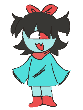 AntMyra's tweet photo. aqua deltarune https://t.co/JaBLnmNF5x