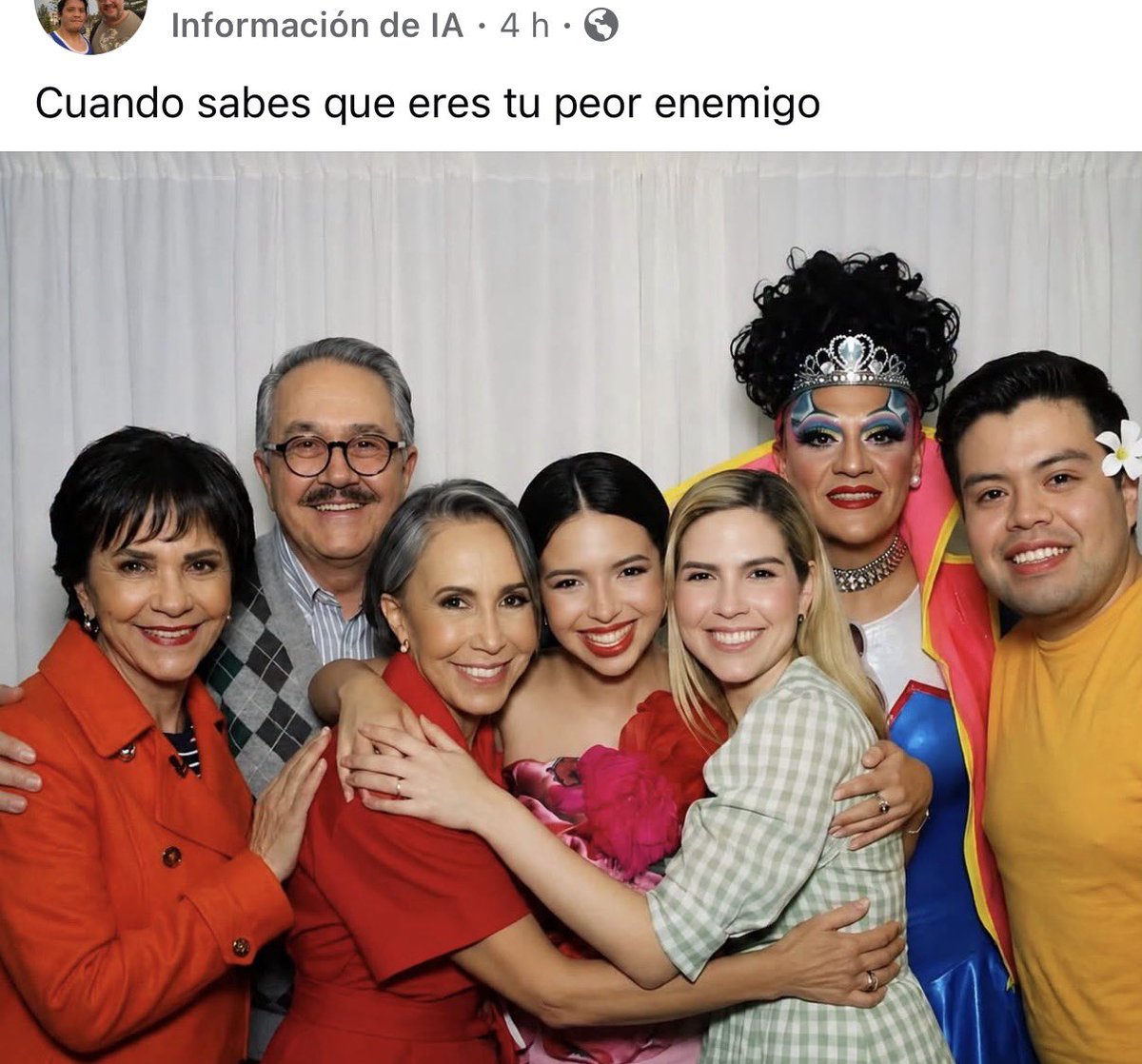 luisrd's tweet photo. nadie en esta foto hecha con ia me cae remotamente bien, pero ¿no les llama la atención que no hay ni un hombre heterosexual en esta lista de personas insoportables odiosas que nunca vamos a perdonar? pa pensarse https://t.co/Oj1BUvEhMz