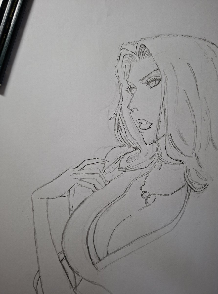 ZyroPencil's tweet photo. Posting a new drawing. This time I've used the cover of volume 46 from Bleach as reference. Is there something you want to see next? #Bleach https://t.co/LrqbmlGxSL