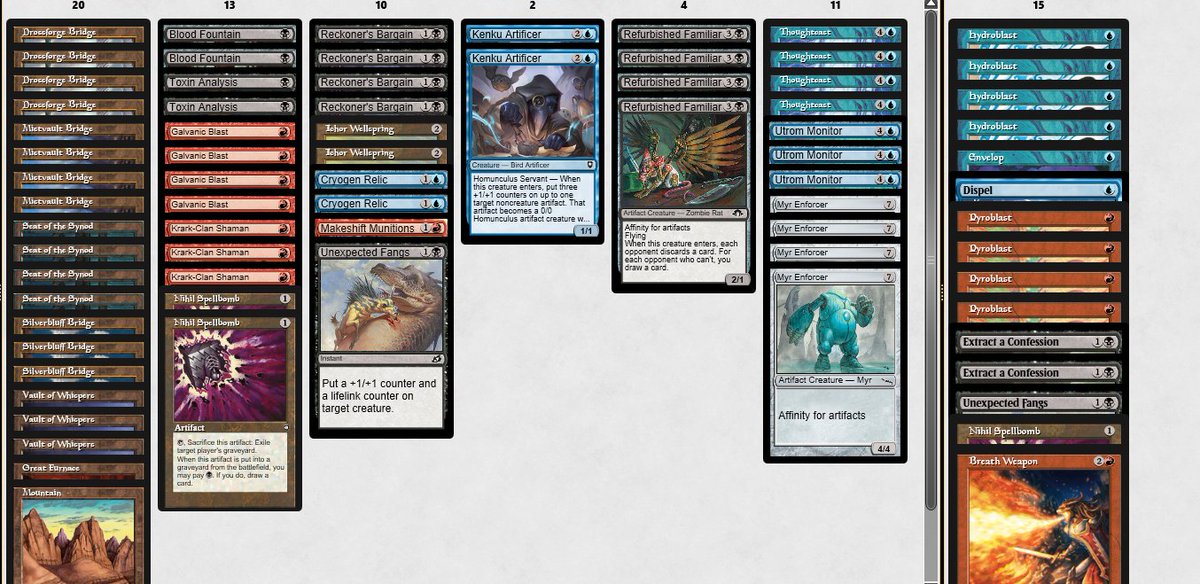 gtlstarbursts's tweet photo. Played in the @RIWHobbies pauper champs yesterday. Naturally i lost my win and in for top 8 (was the only 4-1 that had to play getting paried vs the 3-0-2 guy). Lost 1-0 on camera to miss top 8 to jund wildfire lol. Had a great time though! will be back next month https://t.co/7QlmWK1AMC