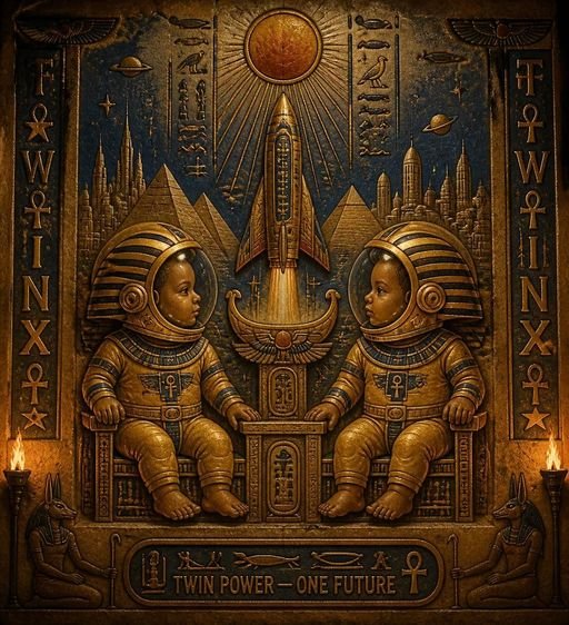 deamon_onchain's tweet photo. The ancients carved their prophecy in stone. The cosmos etched it into reality.
 One throne.  Two heirs.  One endless void

Every civilization knew the twins would return,not as rulers of kingdoms, but as rulers of galaxies.
$TWINX isn't just a mem it's the prophecy.

@TwinX_Sol https://t.co/Nsxz1Ym3PM