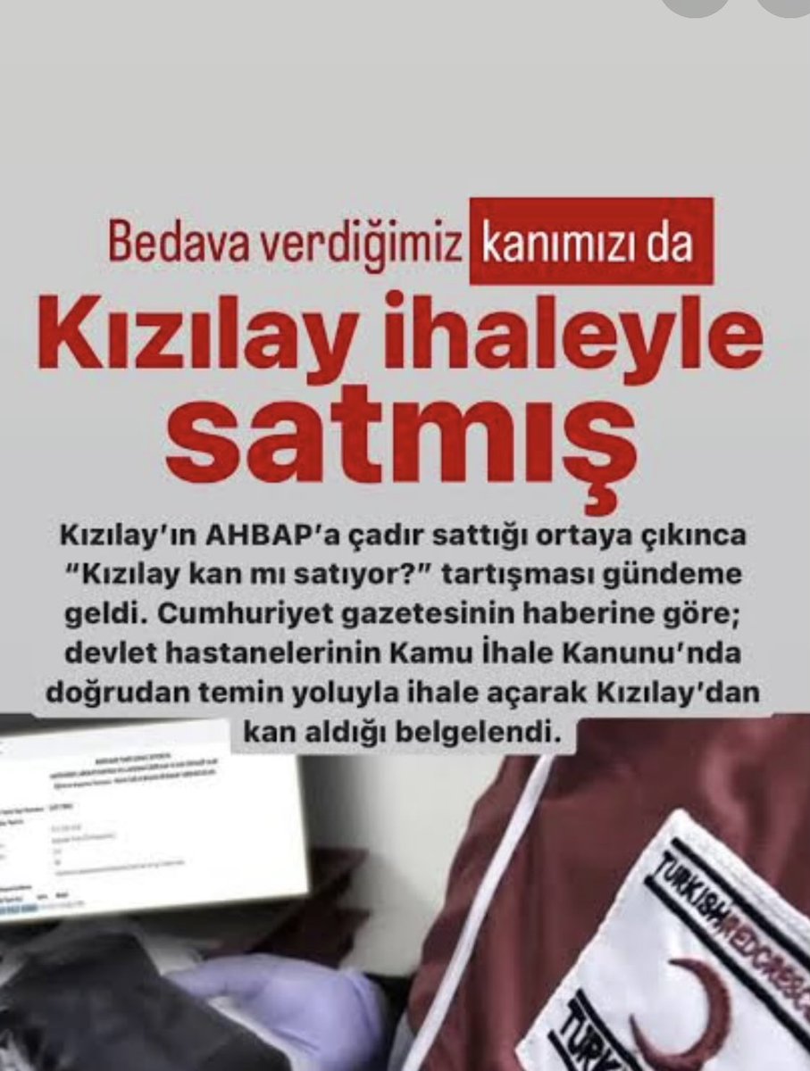 DafnesiFilizin's tweet photo. @haciykk Siz Kızılay’ın yanında mısınız.?

Çadır satan
Kan satan

Her kim ki halkın güvenini,bağışlarını,iyi niyetini suistimal ediyor ŞEREFSİZDİR,NAMUSUZDUR..

Sende haci sende diyebilir misin.? https://t.co/qb5S1ttCj0