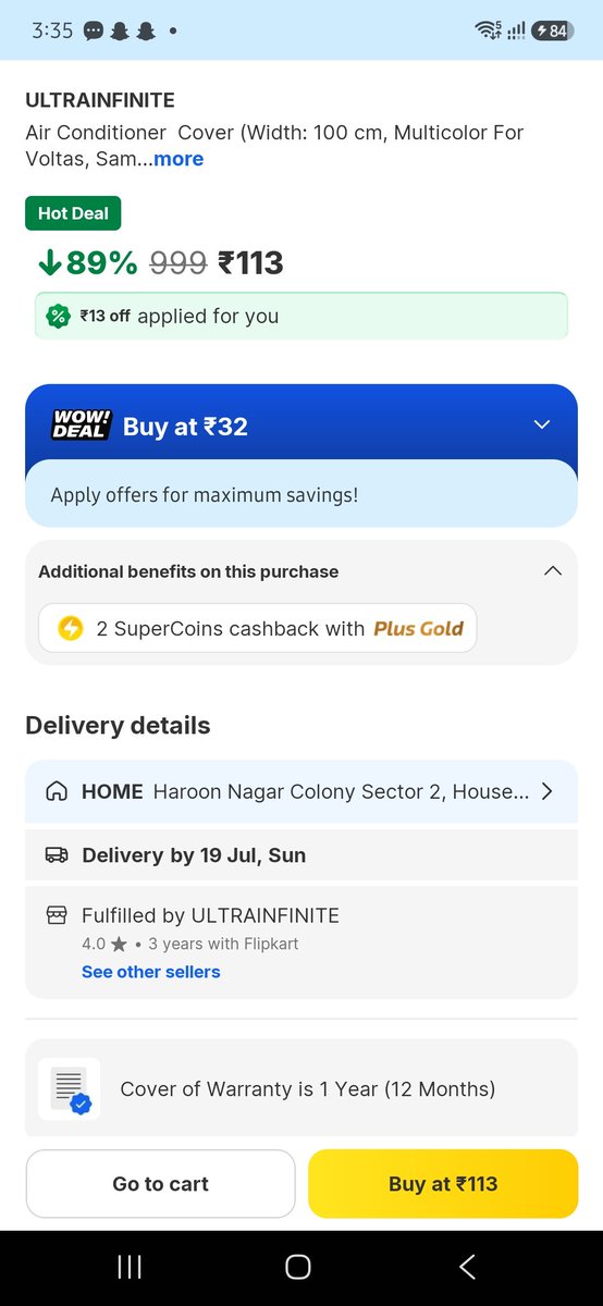 mainhoonzee's tweet photo. Hi @Flipkart @flipkartsupport 
While Ordering, I'm getting inconsistency in the prices of the products. You can see the images. It's not just one product. It's with multiple products. On product page price is low, but on checkout page product price itself is high before charges. https://t.co/BMcJKC0HJj