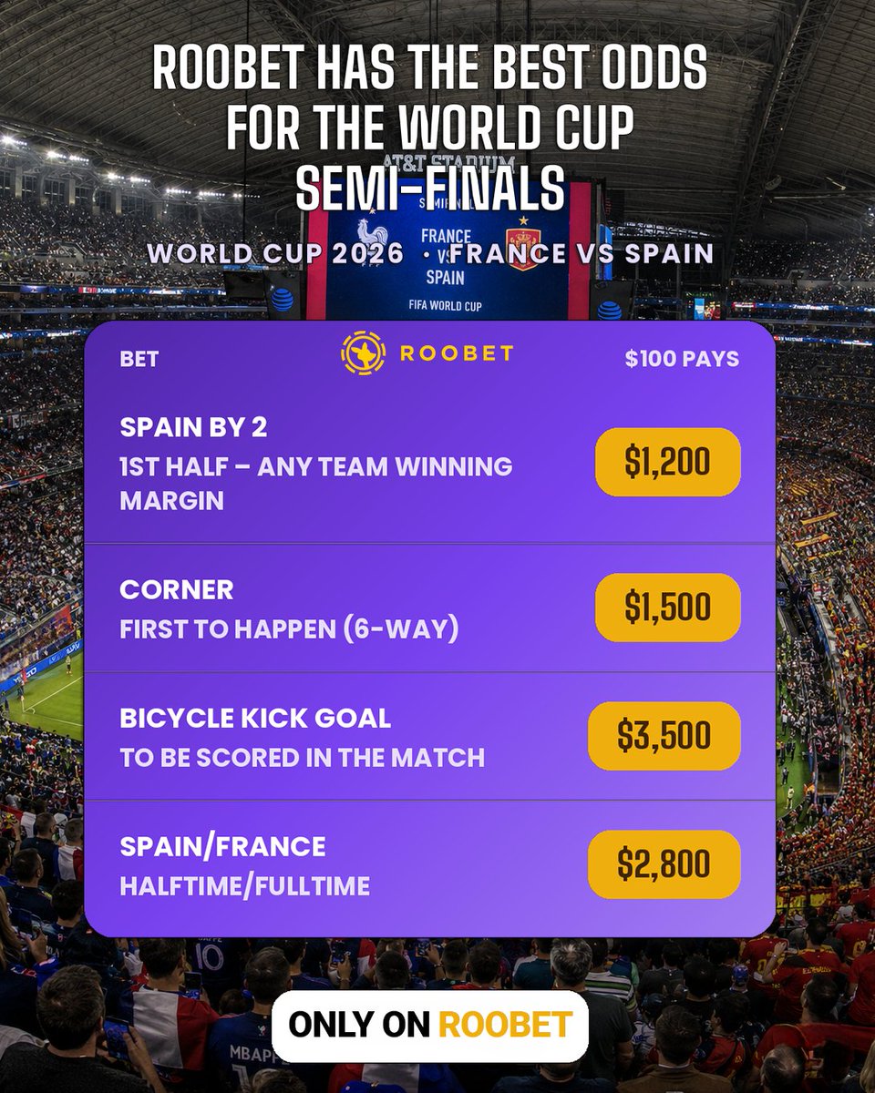 Roobet's tweet photo. Who do you think will move on to the Finals?

🇫🇷 France vs Spain 🇪🇸 https://t.co/mpuuPSgDDJ