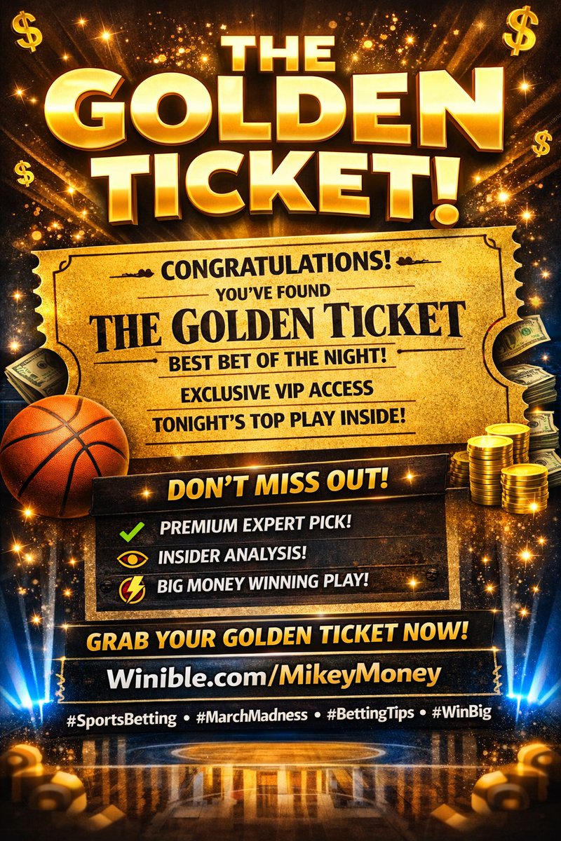 MikeyMoneyWins's tweet photo. 💸🚨Golden Ticket Success🎫🎟️

San Francisco Giants ✅ 

And we have 2 more selections to the cap of this money making Sunday!!

#gamblingx #goldenticket #mlb #wnba #winclub https://t.co/hsDwqEkpZP