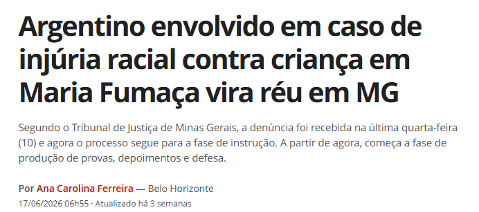 tersites_b's tweet photo. @saficnation Ok, dito isto mais um argentino preso por ser um racista de merda. https://t.co/aqwRYSR02t