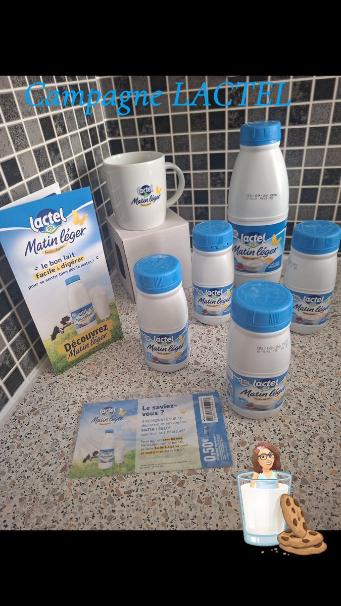 RyneK79's tweet photo. #matinlegerinsiders 
#matinléger

Merci à #TheinsidersFrance pour avoir tester la gamme Matin Léger de Lactel. 
Matin Léger est élaboré à partir de lait de vache 🐄 100 % français, est sans lactose et facile à digérer. https://t.co/ZjEtyGJl96