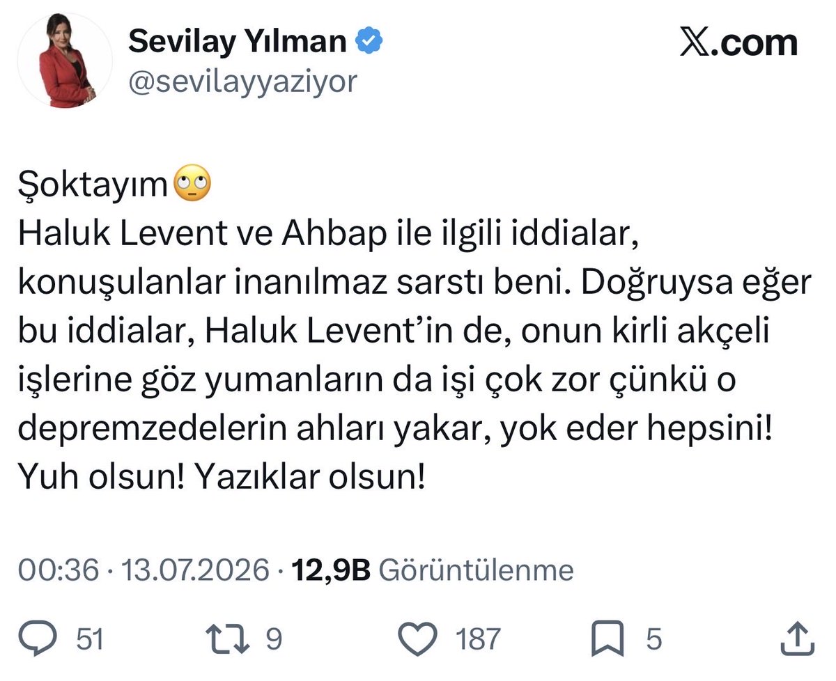 Sedaddi's tweet photo. Sevilay Yılman, o dönem Kızılay’a çekilen operasyonun baş aktörlerinden biriydi. Şimdi ise şaşırmış gibi yapıyor. 👇 https://t.co/rDT6w9m63r