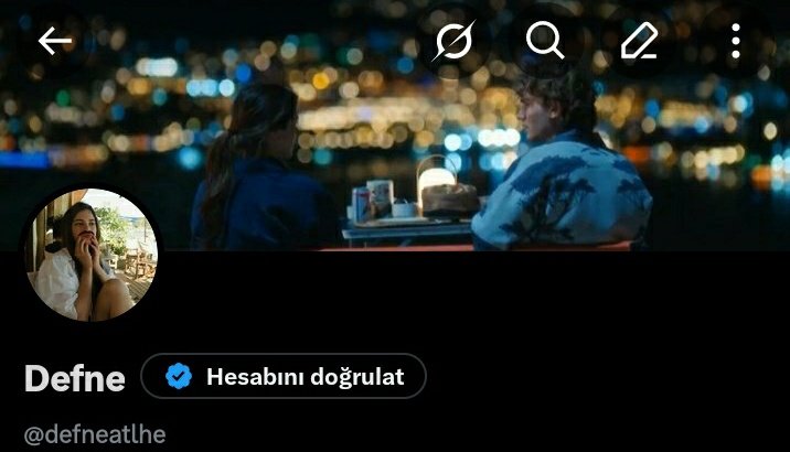Defne tweet media