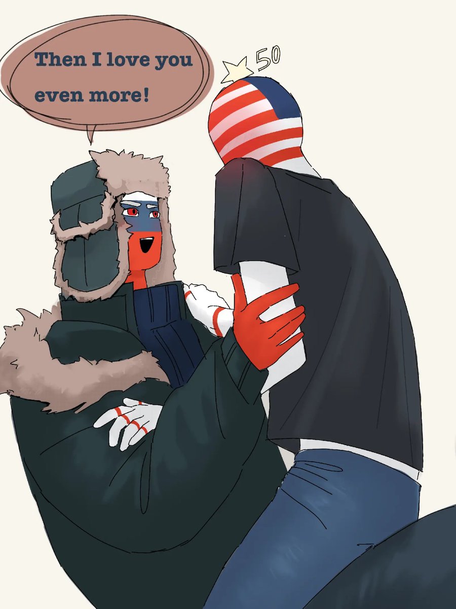 TS6X3n4dit50510's tweet photo. 🇷🇺❤🇺🇸
#countryhumans #countryhumansRussia #countryhumansusa https://t.co/aBT0aZbFE2