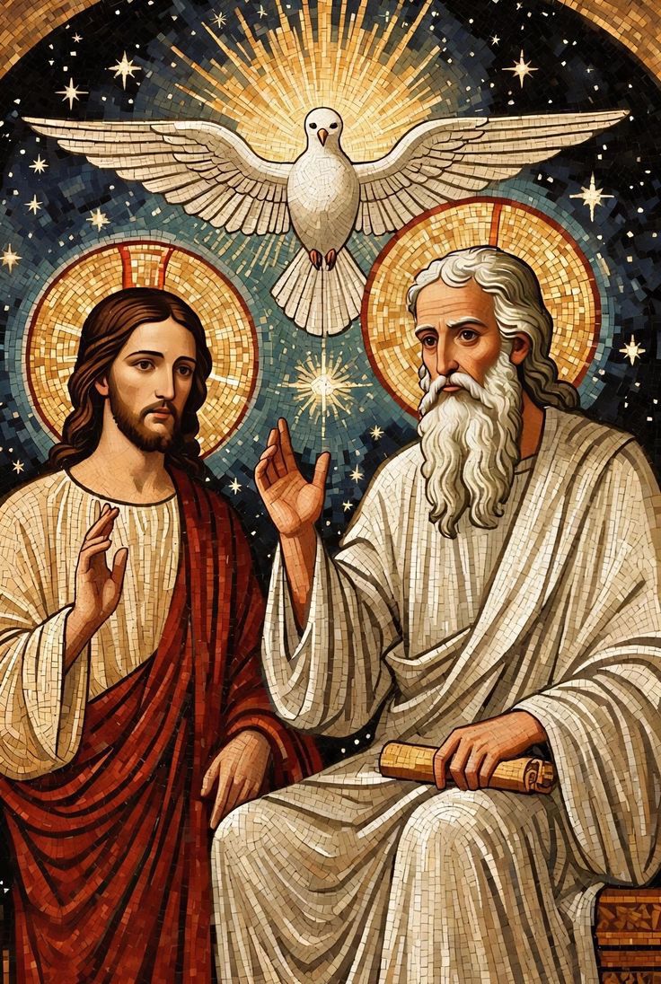 PaulaMarieC9's tweet photo. To God the Father of the world give glory, 
With Christ his only Son, 
Who with the Spirit govern all creation: 
Blest Trinity in One https://t.co/wIkHdjPnq8