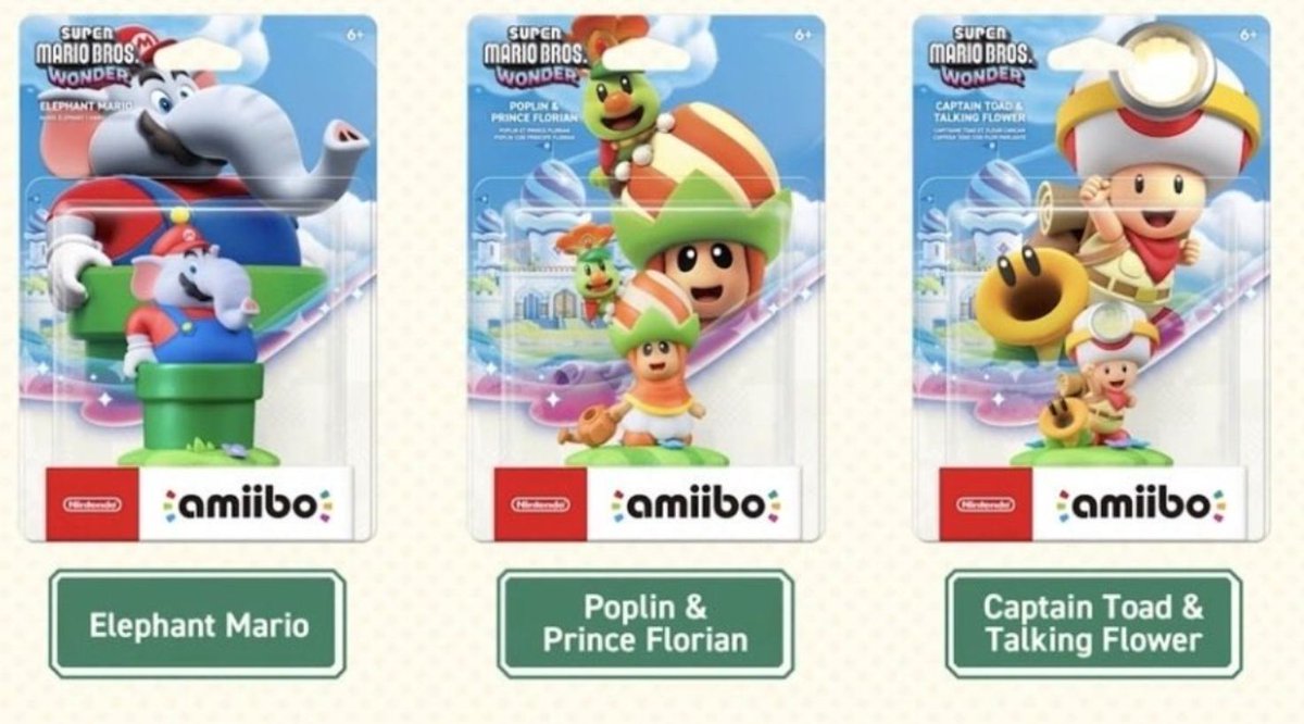 Mario Wonder Amiibo $19.97 Each via Walmart (Walmart+ Eligible