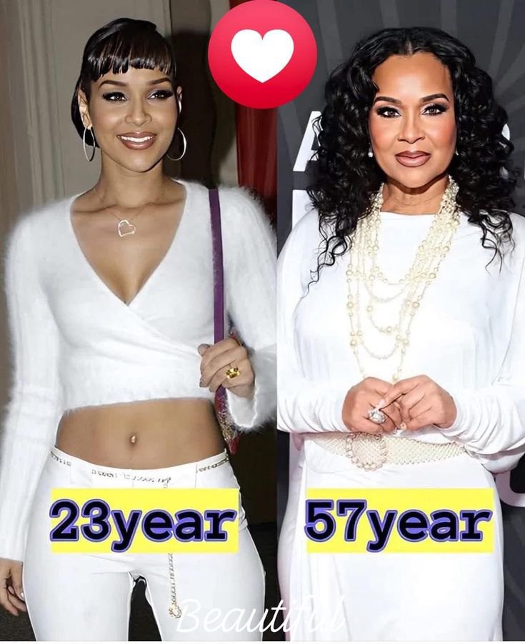 aonepipi's tweet photo. LisaRaye McCoy 💃 23 to 57 and still glowing. Age is just a number. https://t.co/CGp8OR63yA