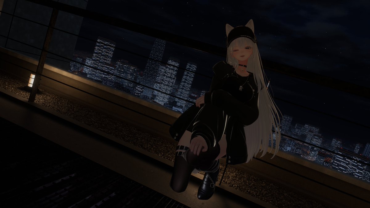 Omu_VRchat's tweet photo. おはようございます
女性アバターのお顔難しすぎるね
#VRChat　#海咲3D https://t.co/IoGsVik5LL