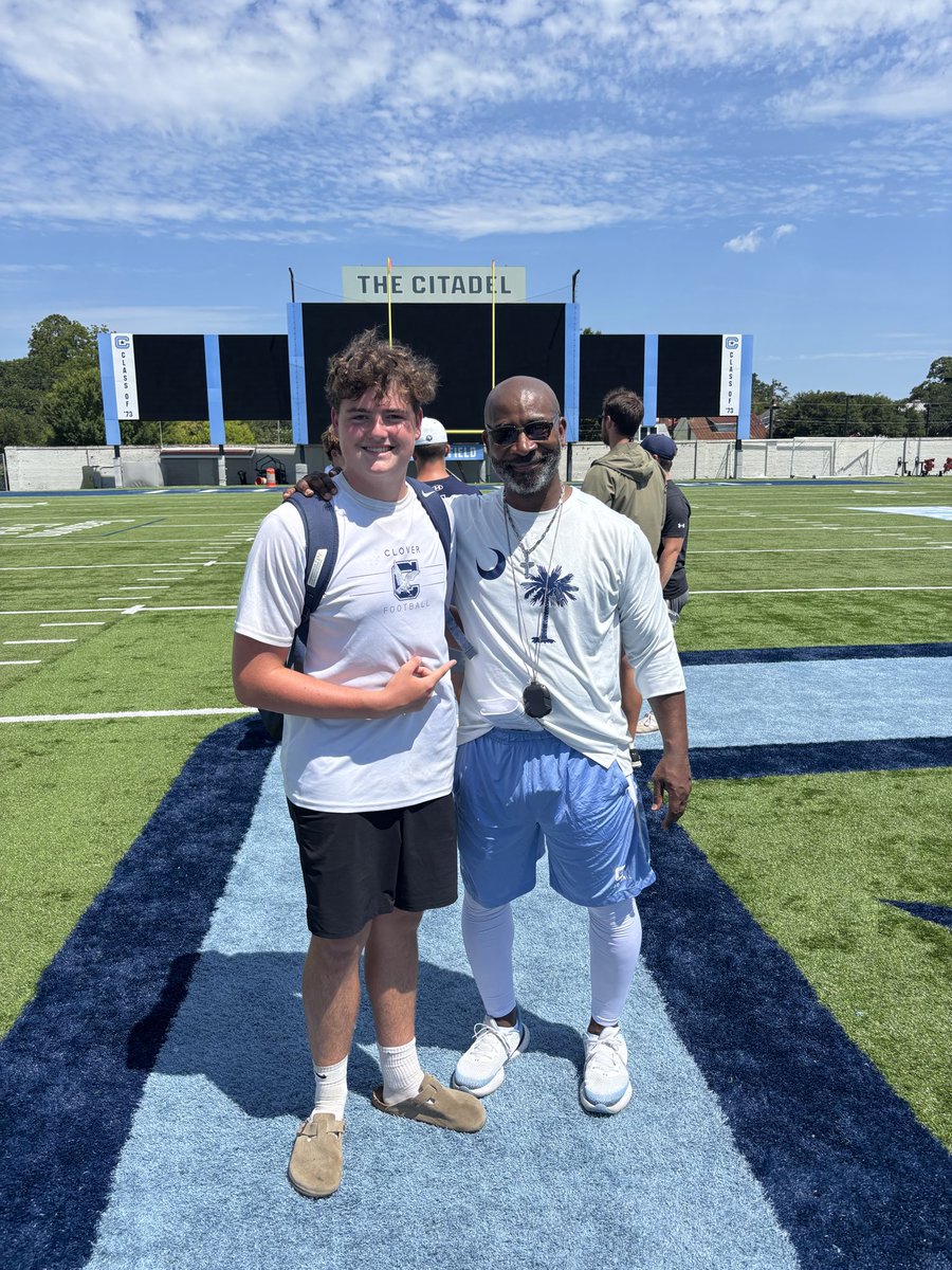 CampStartup11's tweet photo. Enjoyed competing and learning at @CoachCoax17 Specialist Camp @CitadelFootball! Finished the day with this solid 45-yard field goal. Back to work this week with @Clover_Football. 
@BennettSwygert @DanOrnerKicking @tcook_ohseven @MitchHall15 https://t.co/JK7Q3OlVOv