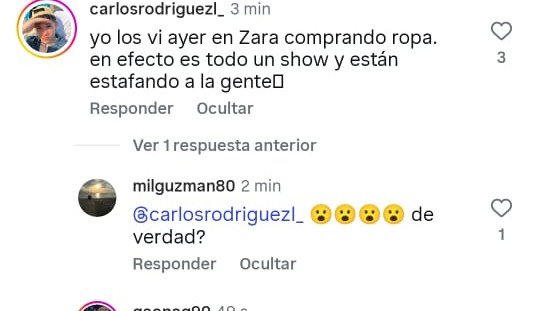 cuquirobollo_24's tweet photo. Por cierto, que por Instagram también me avisaron que el pobre desposeído que pide donaciones estaba ayer con Gabriel Méndez comprando ropa en Zara 🤣 https://t.co/f35pt0hvKa