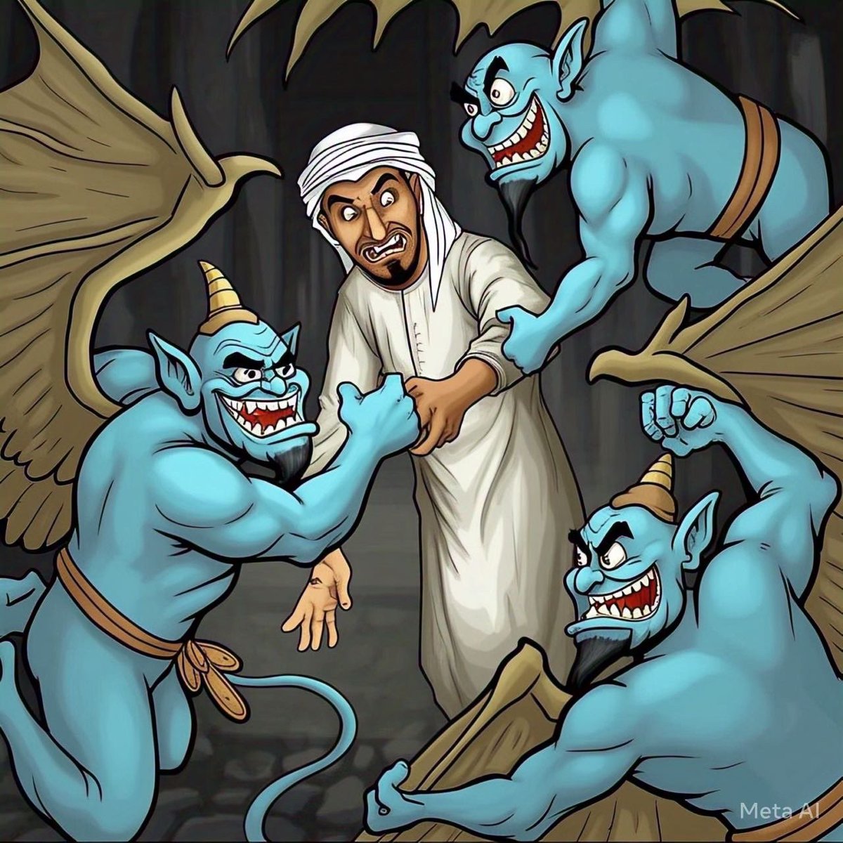 ChesterMcfly420's tweet photo. @Amd_li @rukks90 The genies 🧞‍♀️ in Al Zutt fuck Muhammad in the ass and rode him like a barnyard animal all night long and that’s where he gets his powers from 40 black men fuck him in the ass aka the jinn and he was a pedophile, gay pedophiles are not perfect https://t.co/F9TCYqlo6g