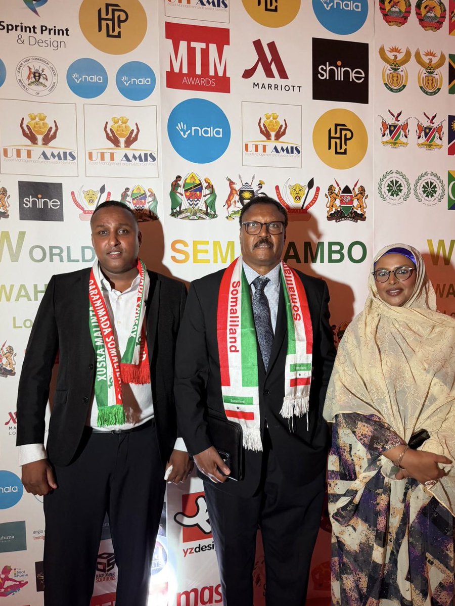 AbdiiJama2025's tweet photo. Last night, something powerful unfolded. At a distinguished London fashion gala, the Somalian  🇸🇴 ambassador to the UK 🇬🇧 walked out- simply because we, Somalilanders, were present. We were welcomed with distinction: alongside the High Commissioner of Kenya, mayors of London boroughs, and delegations from Tanzania, DRC, and many other nations. The shock and dismay from the #Somalian side were palpable, but let me be clear: we will never be silent and we will never hide who we are. Somalilanders are distinct, forged apart from the 35 years of chaos in #Mogadishu. We carry our identity boldly, and we stand proud-no matter who tries to erase us. This is just the beginning, we will never stop asserting our identity, our dignity, and our right to stand apart from this mayhem. Lastly thank you to our Dir people who love #Somaliland and support their independence. We see you and we will stand with you from now on. One people.