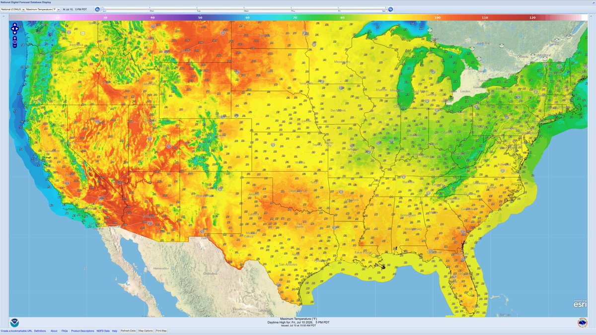 keepitsimpleeng's tweet photo. 👉 Predicted high, low temperatures, precipitation probability &amp; wind gusts...
 Sun, Jul 12, 2026 👩‍🏫 https://t.co/MKPVIN5DK2