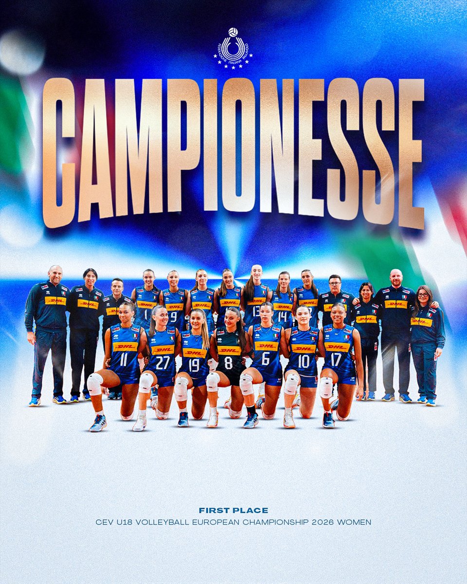 AlexNick_24's tweet photo. Campionesse europeee under 18 e under 22, non so se ci rendiamo conto di cosa hanno fatto queste ragazze oggi ❤‍🔥🏐 https://t.co/NQSIUryVp7