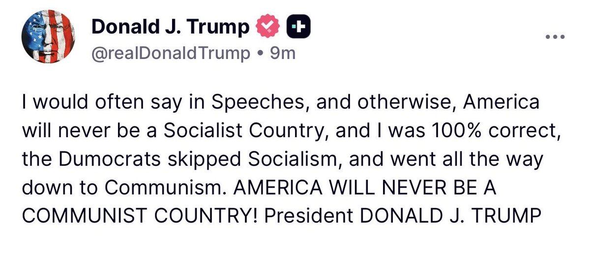 CRIPTOPRIM31481's tweet photo. JUST NOW: President Trump just gave a promise to EVERYBODY. America will NEVER be Communist

NOT UNDER HIS WATCH

AMEN 🙏 https://t.co/aIbNlOTkwV