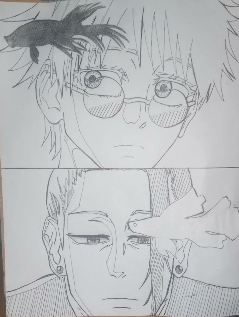 arty_akimitsu's tweet photo. 🍃un dibujo sin que pasara un mes o una semana? SI!!, el boceto original y el resultado final son lo mismo pero con diferentes textos, me pareció mejor mi idea y más divertido 😌 que opinan?… https://t.co/ujSrEdfugD
