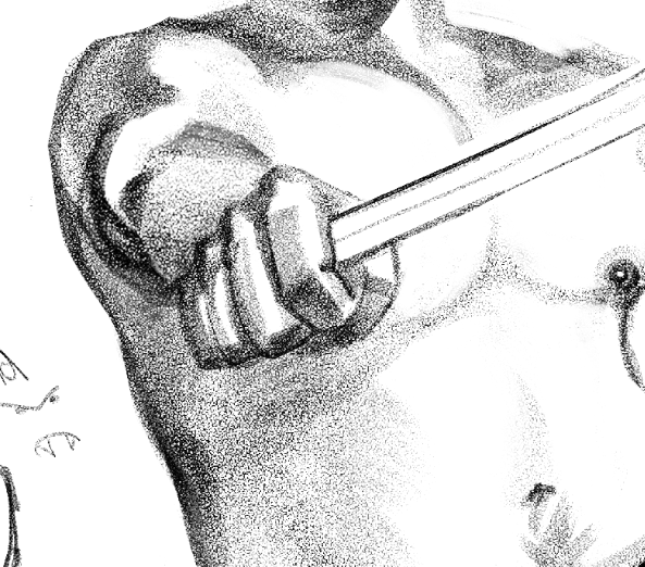 bammy80085's tweet photo. spent hours studying this arm perspective only to realize its gonna be covered by 50 layers of clothes later https://t.co/f9toPQcQlP