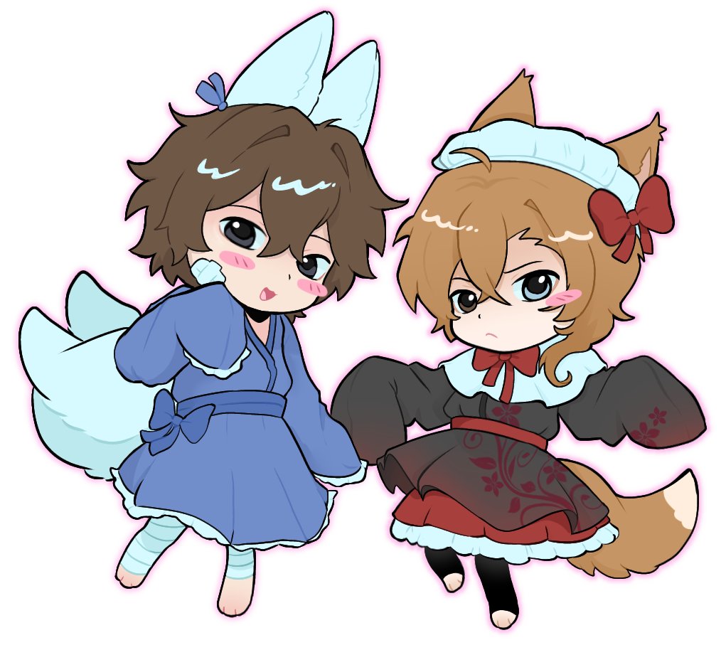TerriblySadDay's tweet photo. Cuties 
#soukoku https://t.co/VaElXSSefb