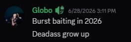 TaleofNeomagius's tweet photo. Everytime I see a failed burst bait I think of this https://t.co/9RAYEfiFgD