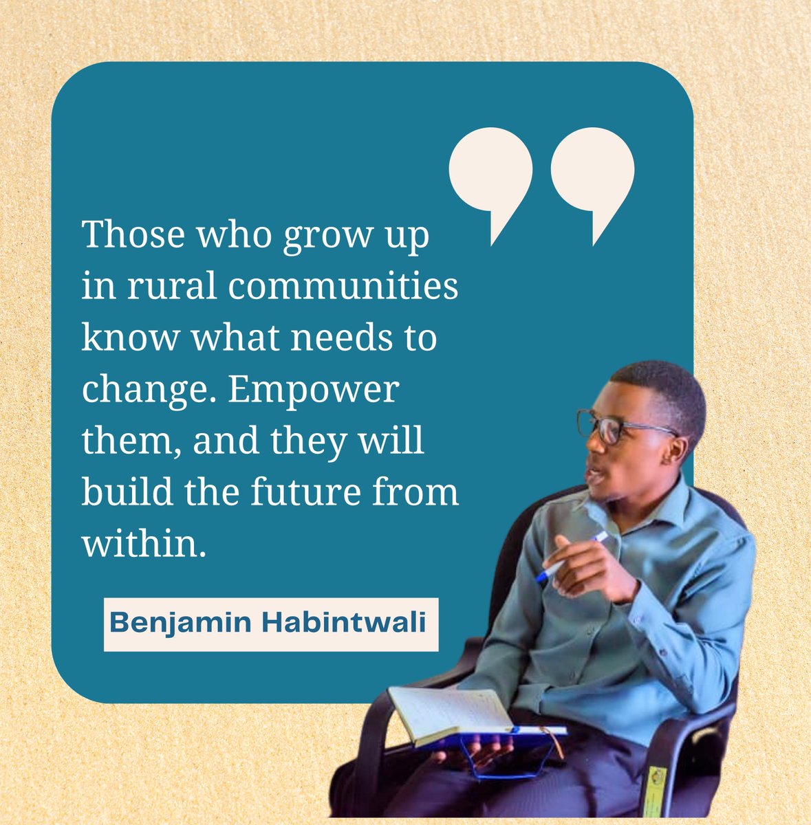 ben_habintwali's tweet photo. Every rural community is home to young people with dreams, skills, and ideas to make their communities better. When we give them the space and opportunity to contribute, their voices and experiences can shape the change they want to see. #LeaveNoOneBehind https://t.co/H5lJSvIVEu
