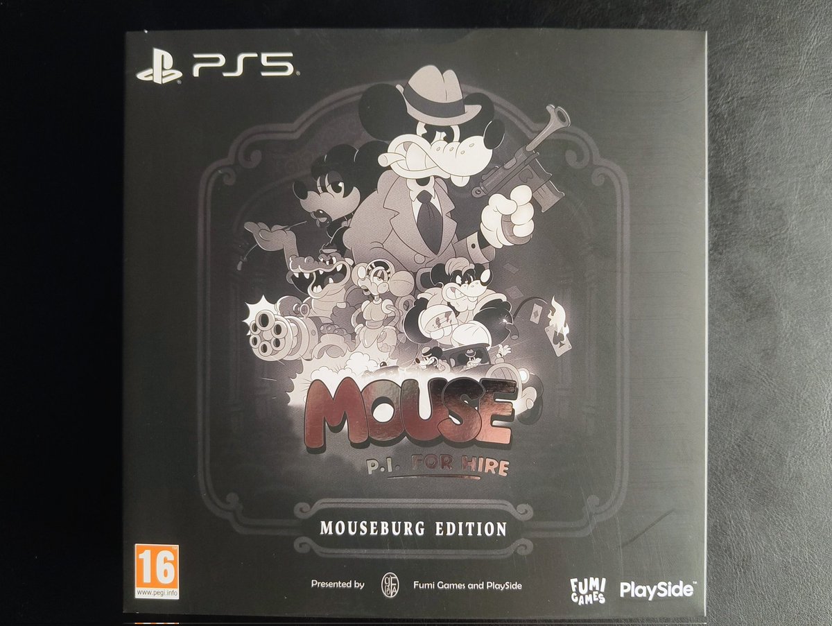 kmico1975's tweet photo. Disfrutando todo el finde de Mouse P.I. for hire gracias por la parte que a cada uno le toca @mousethegame @MeridiemGames @VideojuegosGAME 
Vaya juego y vaya edición. 
Ya tiene hueco asignado para jugar y ser rejugado https://t.co/gZu3SCmDHy