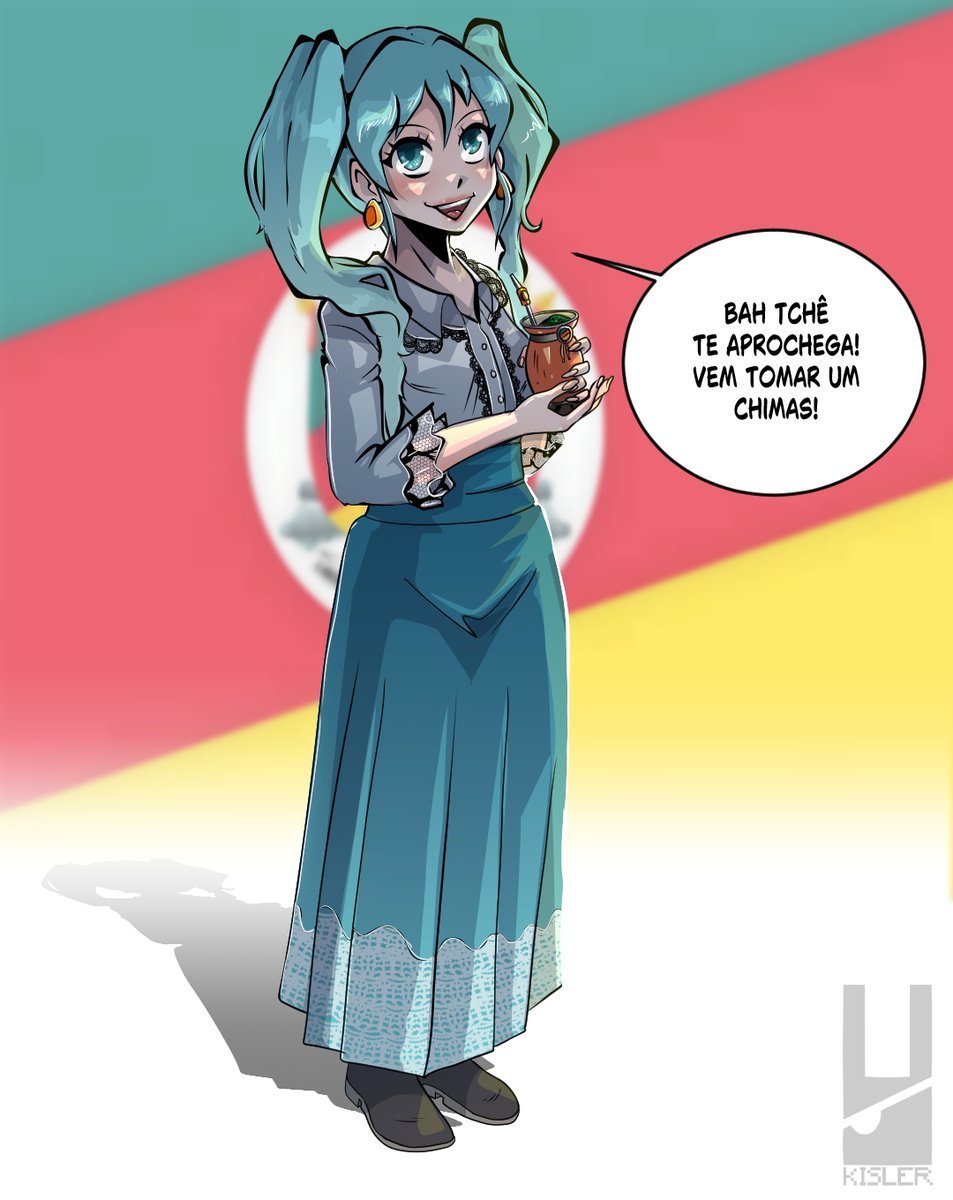 AkakuJake's tweet photo. ''Originais"  vale lembrar que a cultura gaúcha não é só da argentina, mas do Brasil e Uruguai também. não monopolize a Miku Gaúcha como algo unicamente Argentino pq não é, procurem algo unicamente Argentino.

artes: Kisler_art, Vic M.F, Rogerino, YG-ARTS (nessa ordem) https://t.co/gtmRpc9PJK