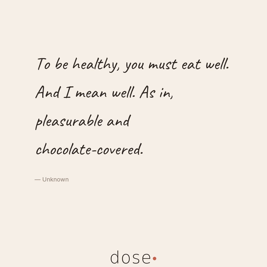 dose's tweet photo. Pleasure remains largely unaddressed in discussions of health. Indulging in joy—whether through a chocolate dessert or a moment of stillness—can play a vital role in wellness. Reflect on where more pleasure might fit into your daily life. How does joy inform your health journey? https://t.co/70XxFtL1hC