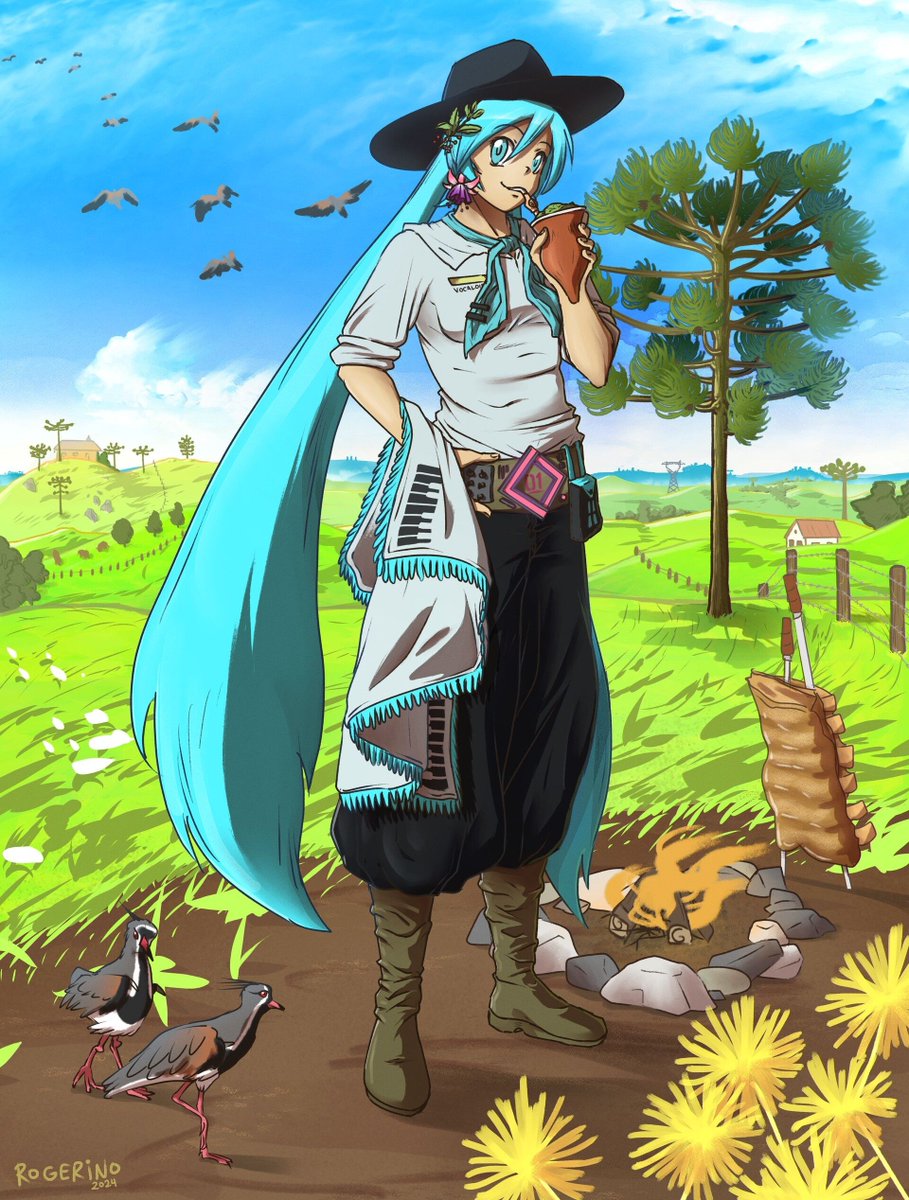AkakuJake's tweet photo. ''Originais"  vale lembrar que a cultura gaúcha não é só da argentina, mas do Brasil e Uruguai também. não monopolize a Miku Gaúcha como algo unicamente Argentino pq não é, procurem algo unicamente Argentino.

artes: Kisler_art, Vic M.F, Rogerino, YG-ARTS (nessa ordem) https://t.co/gtmRpc9PJK