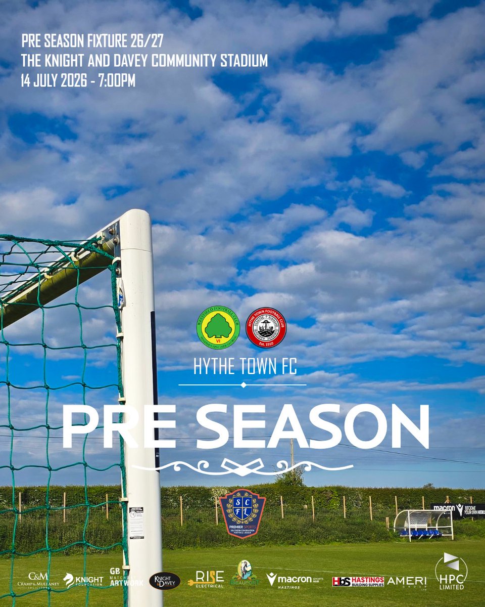 WestfieldFC9's tweet photo. 🚨 𝗡𝗘𝗫𝗧 𝗨𝗣... 𝗣𝗥𝗘-𝗦𝗘𝗔𝗦𝗢𝗡 𝗖𝗢𝗡𝗧𝗜𝗡𝗨𝗘𝗦! 🌳⚽

After getting valuable minutes into the legs and welcoming plenty of supporters back to the Knight & Davey Community Stadium on Saturday, our pre-season campaign continues this Tuesday as we welcome @hythetownfc

With fitness building, new faces continuing to settle in and preparations stepping up ahead of our first season in the Southern Combination Football League Division One, another competitive test awaits the lads.

We'd love to see another strong crowd down at the Knight & Davey as the countdown to the new season continues!

📅 Tuesday 14th July
⏰ 7:00pm Kick-Off
🏟 Knight & Davey Community Stadium

⭐ MATCH SPONSORSHIP AVAILABLE

This fixture is still available for Match Sponsorship. If you'd like to showcase your business while supporting Westfield FC, we'd love to hear from you.

📧 commercial@westfieldfootballclub.com

See you on Tuesday as the preparations continue and we edge ever closer to the start of another exciting season!

All match infomation to follow

#Westies 🌳🌳