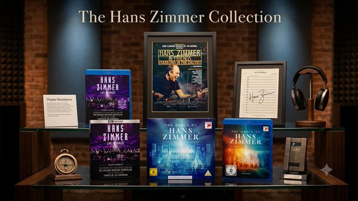 ododopopus's tweet photo. Hans Zimmer: Live In Prague BD/4K UHD

The World of Hans Zimmer - A Symphonic Celebration BD+CD

Hans Zimmer &amp; Friends: Diamond in the Desert BD

The World of Hans Zimmer: A New Dimension Live in Krakow BD https://t.co/jD3jS0y0Bv
