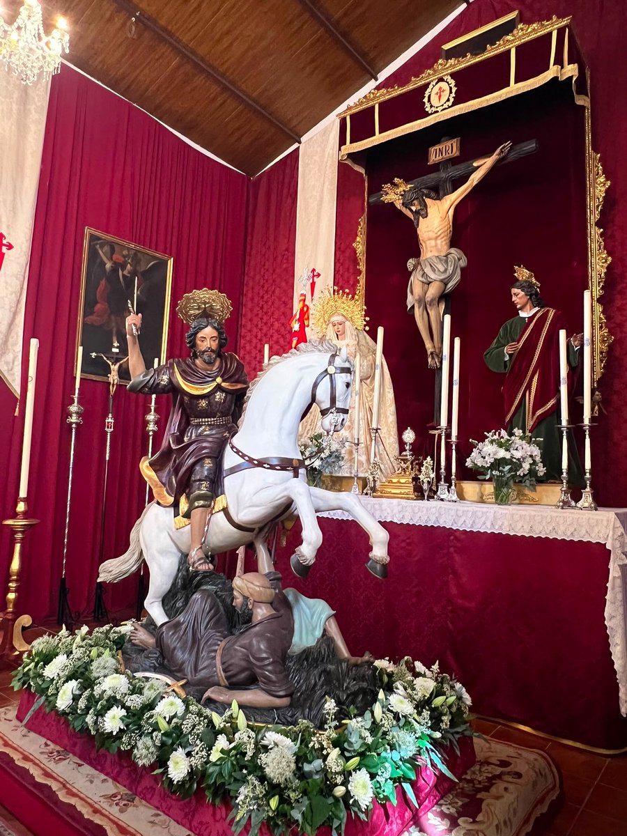 MusaeSL's tweet photo. Tras cinco meses de conservación-restauración en nuestra empresa, hoy ha vuelto a su sede la Imagen Devocional de Santiago Apóstol de la @Hdad_Santiago https://t.co/xWzRVX5xGv
