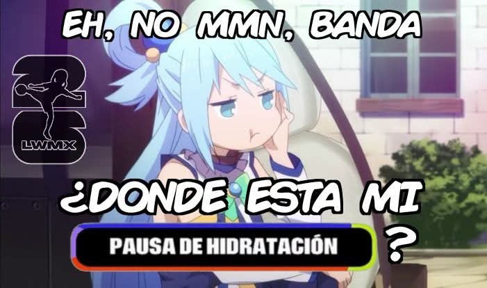 LigaWaifuMx's tweet photo. Y mi minuto de Rehidratación, profe?
#ElMejorFutEnTUDN #amistoso #pumasunam #americadecali #konosuba https://t.co/2w0p3gIgeY