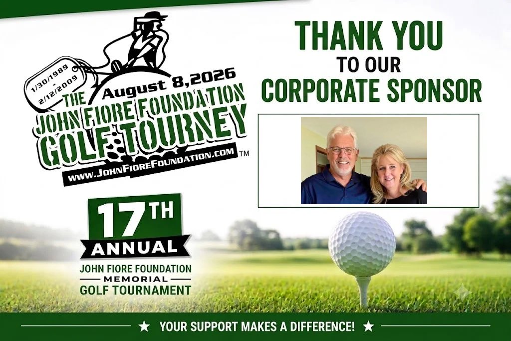 johnfiorefound1's tweet photo. ⛳️ A huge thank you to Kim and Larry Rera for joining the annual Annual @johnfiorefound1 Golf Tournament as a Corporate Sponsor! 
🌟 Your incredible generosity and support mean the world to us and help keep John’s legacy alive. 💚
#JohnFioreFoundation #CorporateSponsor #ThankYou https://t.co/ic1bI4v3y2