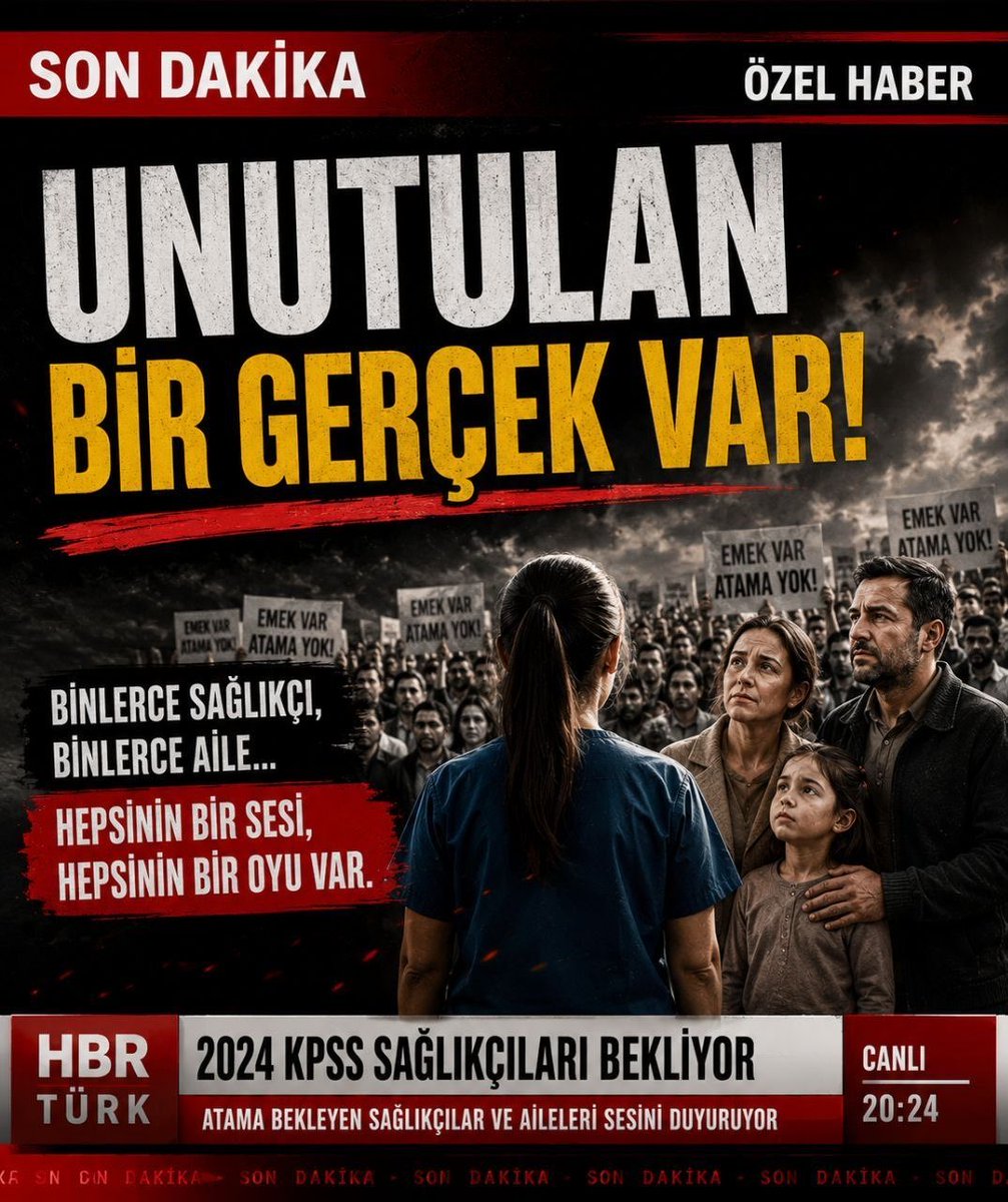 Haticeceliiik's tweet photo. @sakirartis1 SAĞLIKÇILARA BÜYÜK HAKSIZLIK! 
Yıllarca emek verdiler, şimdi umutları çalındı. Bu adaletsizlik son bulsun!  @Akparti 
 @RTErdogan 
 @HMBakanligi 
 @csgbakanligi 
 @cbsbb 
 @DrYerebakan 
#2024SağlıkçısınaHaksızlık https://t.co/iw1PqNt8Wv
