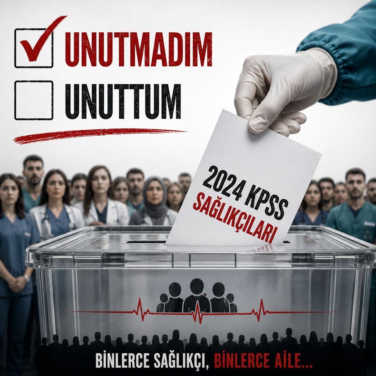 Haticeceliiik's tweet photo. @sakirartis1 SAĞLIKÇILARA BÜYÜK HAKSIZLIK! 
Yıllarca emek verdiler, şimdi umutları çalındı. Bu adaletsizlik son bulsun!  @Akparti 
 @RTErdogan 
 @HMBakanligi 
 @csgbakanligi 
 @cbsbb 
 @DrYerebakan 
#2024SağlıkçısınaHaksızlık https://t.co/0kP78HUnvn