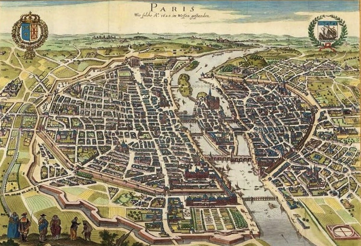 curatorWH's tweet photo. Jews first came to Paris in the 1st century  under Roman rule. By the 6th century, a small community thrived in trade and learning. By the 9th-10th centuries, a vibrant quarter grew near today’s Rue de la Harpe, lasting until Philip Augustus expelled them in 1182. https://t.co/wy7o0wqJFt