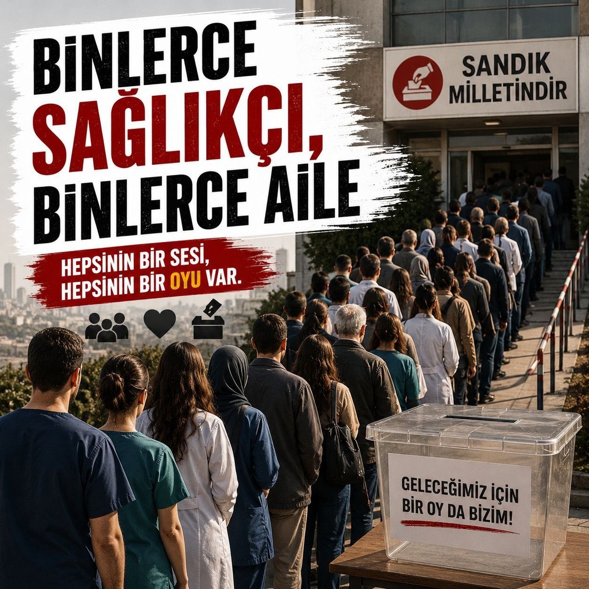 Haticeceliiik's tweet photo. @sakirartis1 SAĞLIKÇILARA BÜYÜK HAKSIZLIK! 
Yıllarca emek verdiler, şimdi umutları çalındı. Bu adaletsizlik son bulsun!  @Akparti 
 @RTErdogan 
 @HMBakanligi 
 @csgbakanligi 
 @cbsbb 
 @DrYerebakan 
#2024SağlıkçısınaHaksızlık https://t.co/1lg3qWxOCO