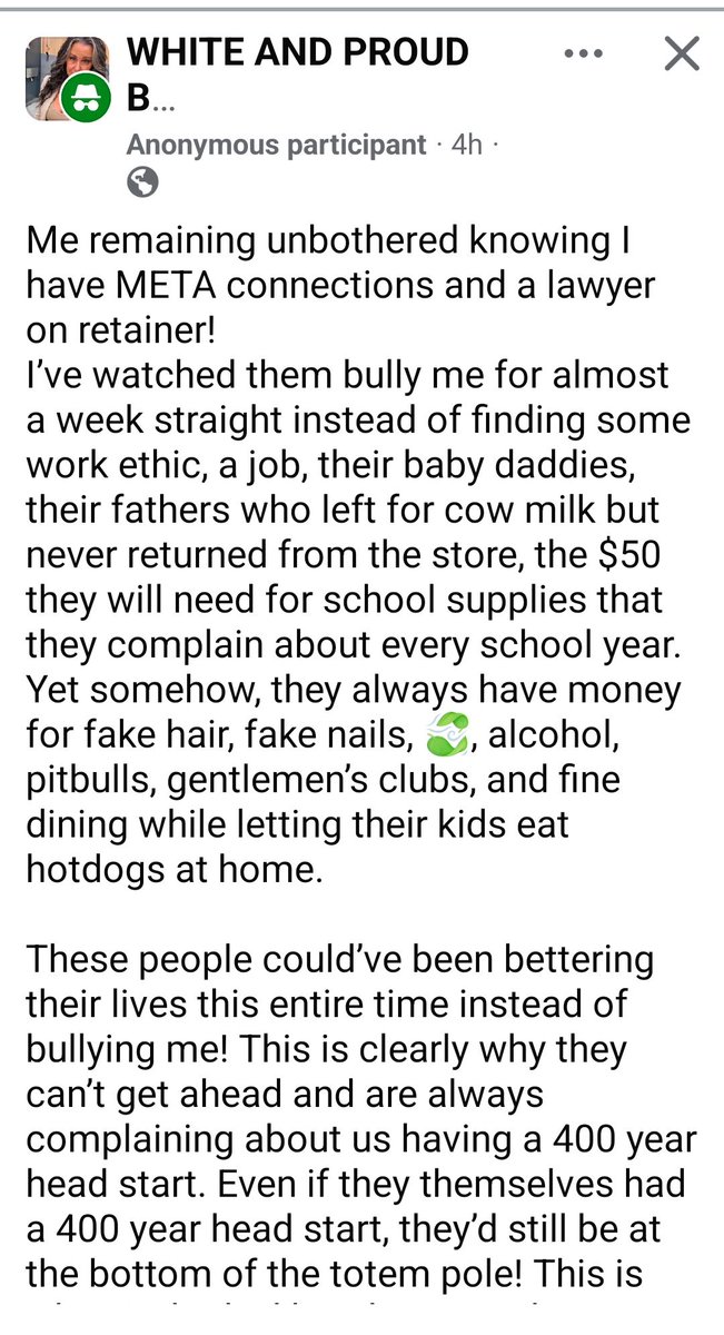 King0243_PJC's tweet photo. She posts a racist rant claiming "this is what 38 looks like" 

Gets ratio'd by thousands of stunning women (many older than her) who actually look younger, happier & hotter 

Then cries "bullying" and threatens lawyers 😂😂

Ma'am, the mirror has been bullying you longer than we have. 

The women over 38 glow-up trend remains undefeated ❤️