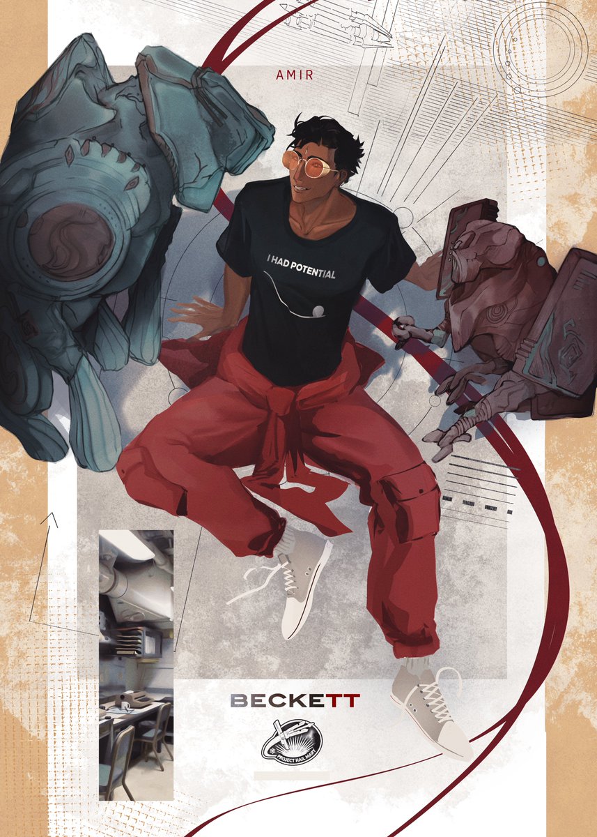 __seraph000's tweet photo. Project Hail Mary x Warframe : Amir Beckett

for @antihuntres Birthday :) 

🚀||   #phm #ProjectHailMary #tennocreate https://t.co/DtrZ3c9JqR