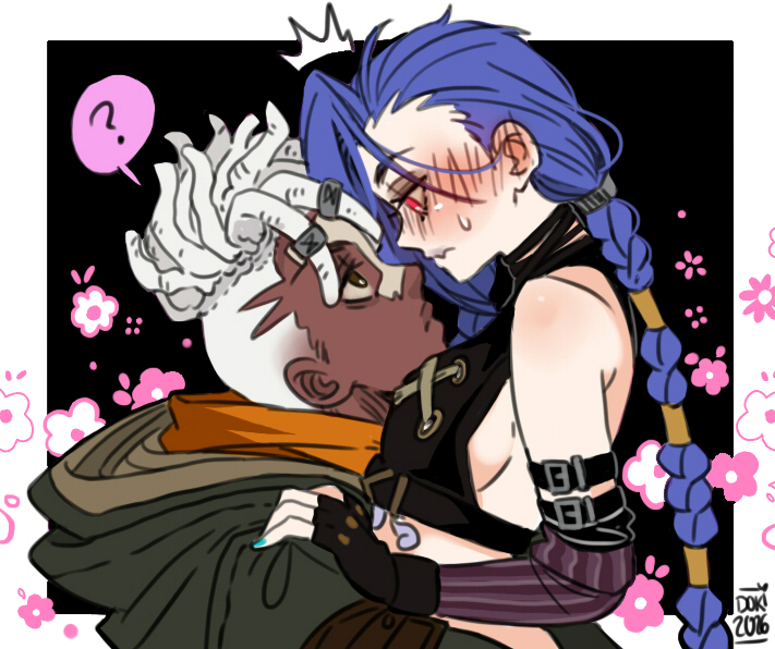 Dokinana's tweet photo. ♡ Ekko x Jinx ♡ 
 Kiss ₍ᐢ. .ᐢ₎ ₊˚⊹♡💘
#TimeBomb #ekkoxjinx #arcane #arcanefanart https://t.co/NQr4FxkzWD