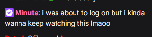 concussion26's tweet photo. // lifesteal spoilers

LMFAOOO Minute is in Squid's chat watching him play connect 4 to gain hearts 😭😭😭 yo lock in https://t.co/vWDVseTiJq